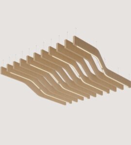 Volumetric acoustic baffles Libra